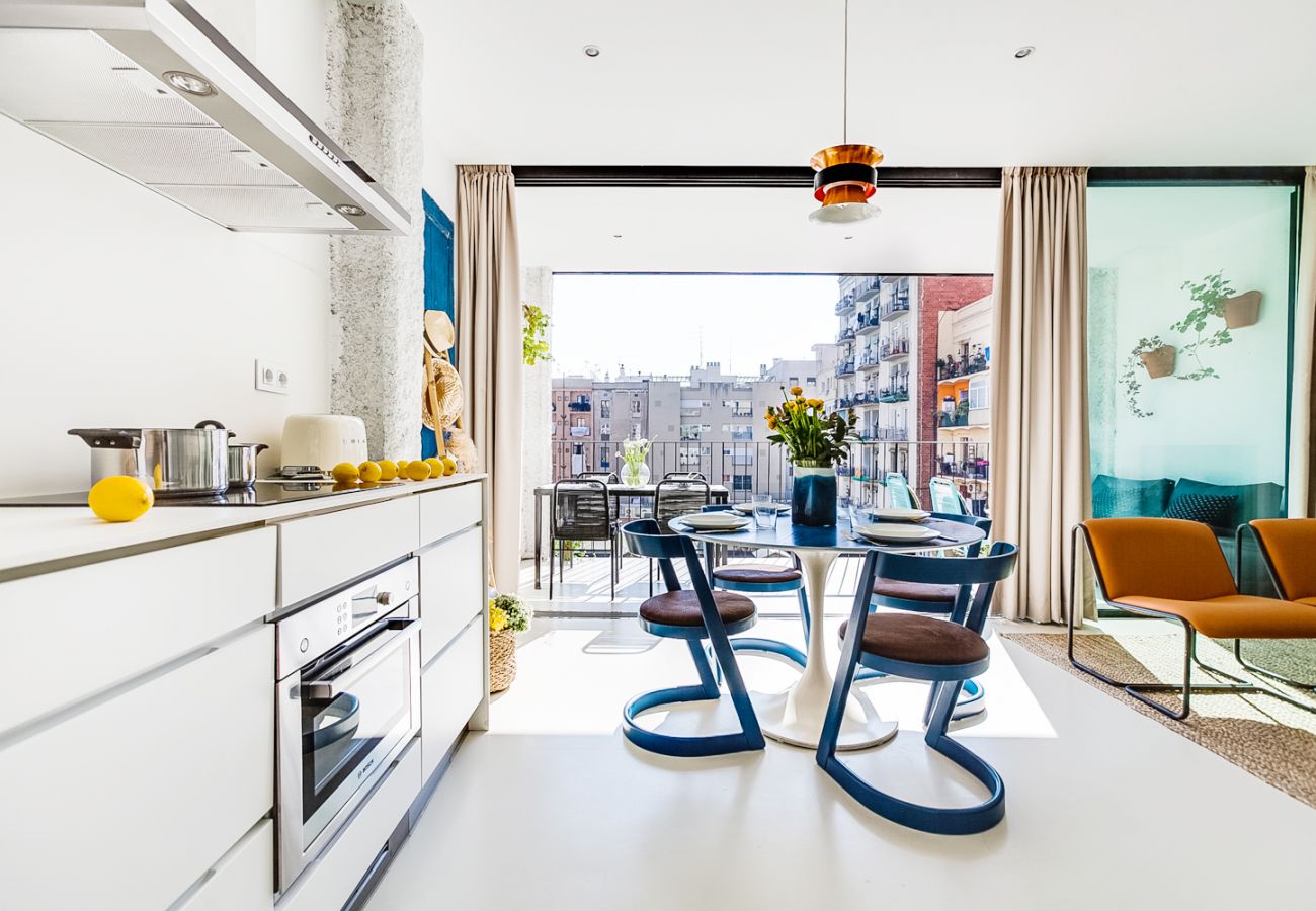 Ferienwohnung in Barcelona - CASA FLORIDA TERRACE SUITE