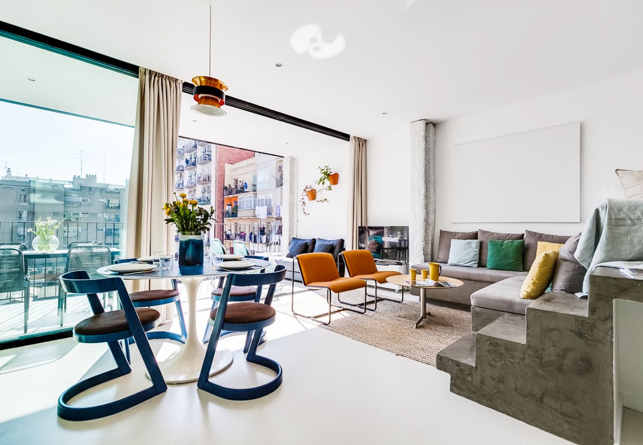 Ferienwohnung in Barcelona - CASA FLORIDA TERRACE SUITE