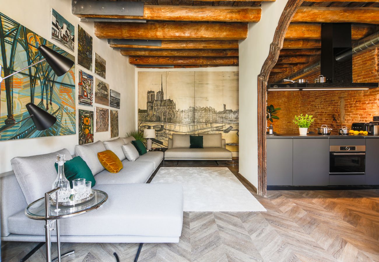Ferienwohnung in Barcelona - ATICO CARME 