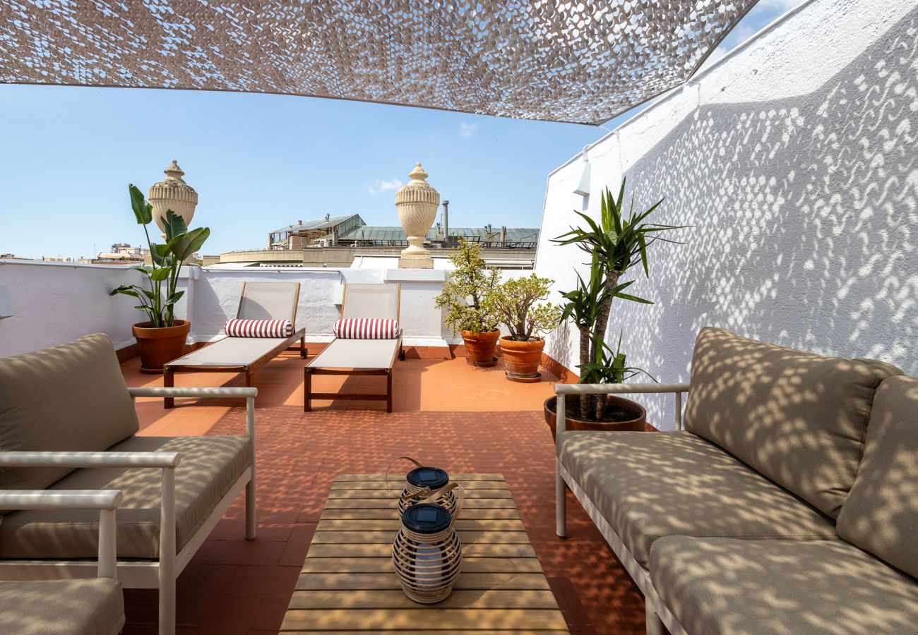Ferienwohnung in Barcelona - CASA CALABRIA PRIVATE TERRACE